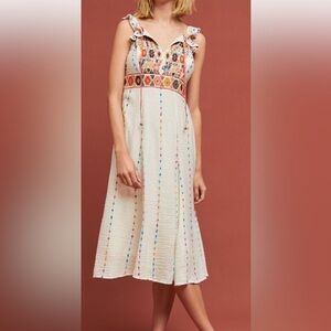 Maeve Dress with Colorful Patterns Size 4. E60